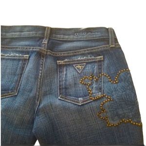 Guess Premium Studded Boot Cut Jean